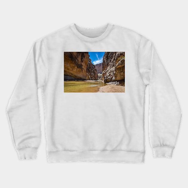 Santa Elena Canyon Crewneck Sweatshirt by Gestalt Imagery